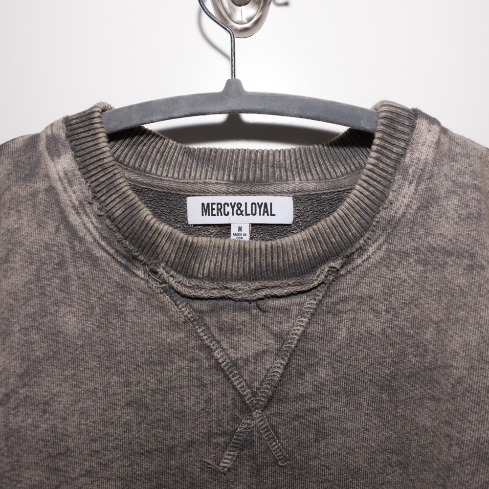 Mercy & Loyal distressed crew neck sweatshirt - Picture 2 of 4